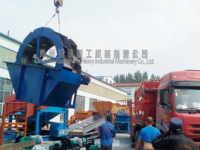 輪斗式洗沙機發(fā)往河北 輪斗式洗沙機發(fā)往河北