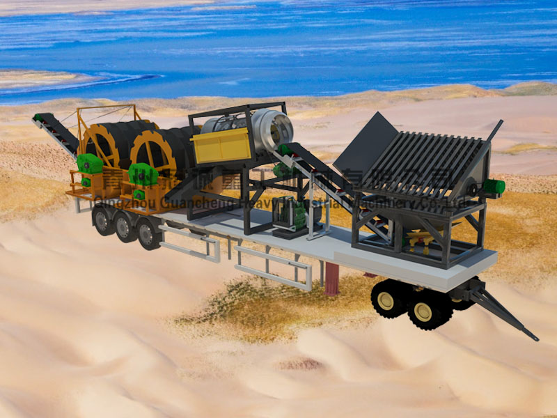 移動洗砂機 移動洗砂機