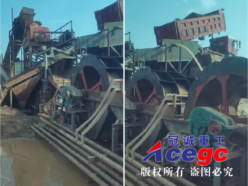 大產(chǎn)量三排輪斗洗砂機(jī)破碎制砂洗沙現(xiàn)場視頻 大產(chǎn)量三排輪斗洗砂機(jī)破碎制砂洗沙現(xiàn)場視頻